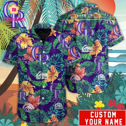 Colorado Rockies MLB Custom Hawaiian Shirt – Limited Edition M-38778