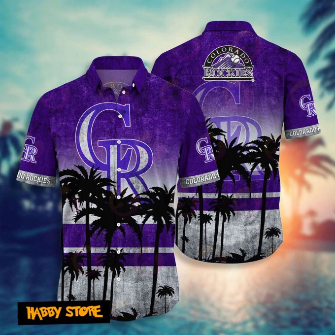 Colorado Rockies MLB Hawaii Shirt – Official Team Gear for Fans!