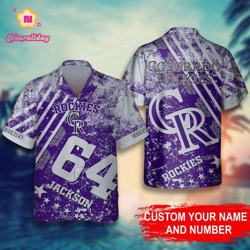 Custom Colorado Rockies MLB Hawaiian Shirt – Personalized Fan Gear