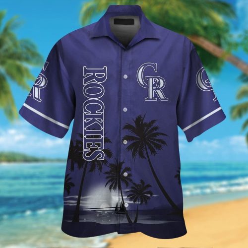 Colorado Rockies Tropical Aloha Hawaiian Shirt Set for Men Women Kids – MTE03