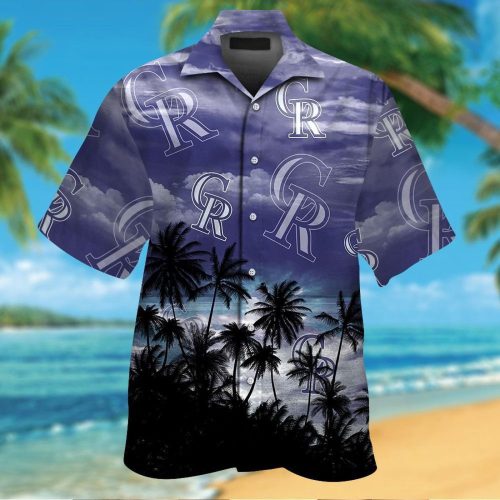 Colorado Rockies Tropical Aloha Hawaiian Shirt Set for Men Women Kids – MTE06