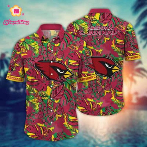 Colorful Aloha NFL Arizona Cardinals Hawaiian Shirt Summer Beach Gift