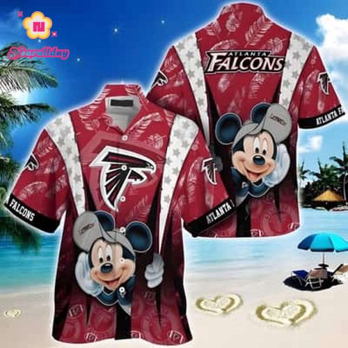 Cool Mickey Mouse Atlanta Falcons Hawaiian Shirt Gift For Beach Vacation