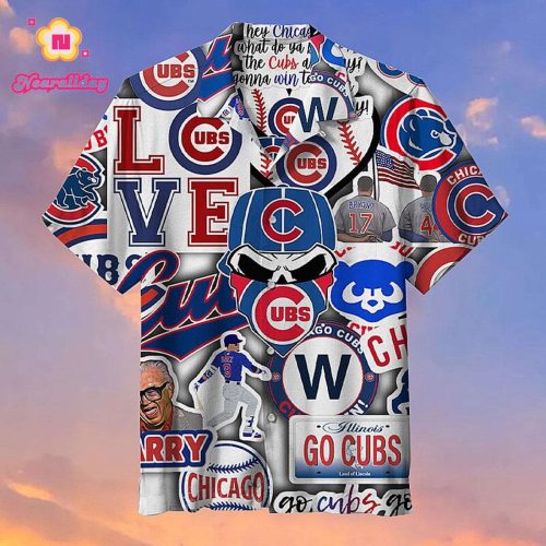 Chicago Cubs Hawaiian Shirt – Official MLB Merchandise for Fans