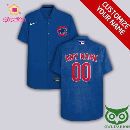 Chicago Cubs Custom Blue Jeans & White Hawaiian Shirt – Personalized Fan Gear
