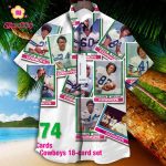 Dallas Cowboys 1974 Retrocards Set Vintage Aloha Hawaiian Shirt
