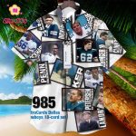 Dallas Cowboys 1985 Retrocards Set Vintage Aloha Hawaiian Shirt
