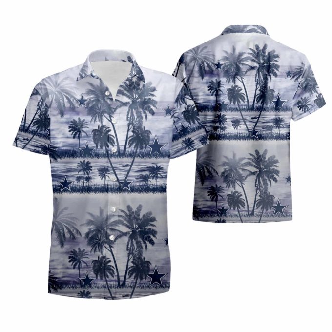 Dallas Cowboys coconut island white Hawaiian Shirt summer shirt