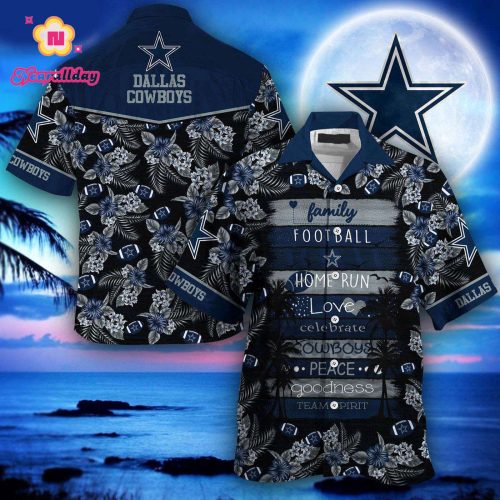 Dallas Cowboys Family Football Hawaiian Shirt, Gift For Fan