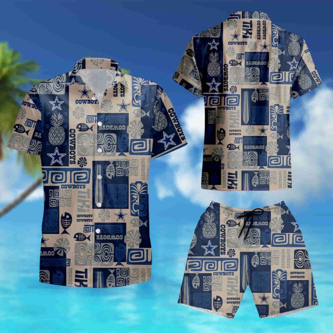 Dallas Cowboys Fish Pineapple pattern Hawaiian Shirt summer shirt