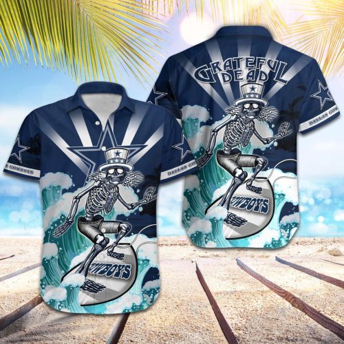 Dallas Cowboys Grateful Dead 3D Hawaiian Shirt