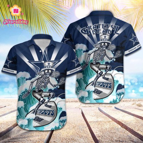 Dallas Cowboys Grateful Dead 3D Hawaiian Shirt