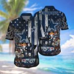 Dallas Cowboys Hawaiian Shirts Style Hot Trending Hawaiian Shirt Set for Men Women Kids