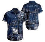 Dallas Cowboys NFL Horror Skull Hawaiian Shirt