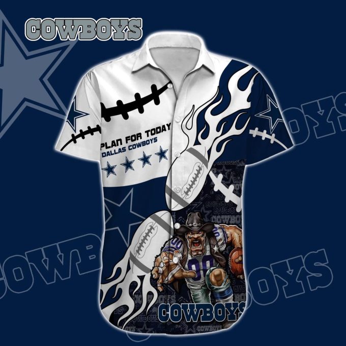 Dallas Cowboys NFL Printed Hawaiian Shirt Custom Gift