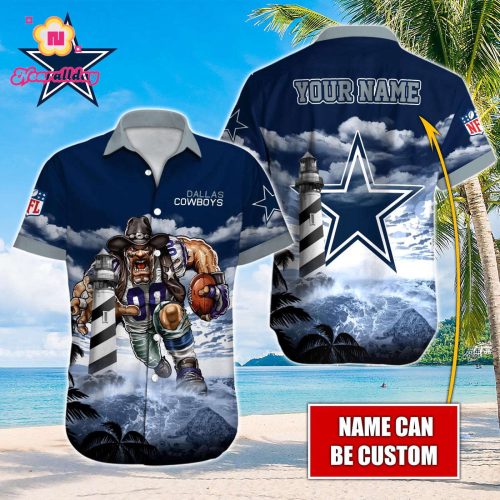 Dallas Cowboys NFL Printed Hawaiian Shirt Custom Gift