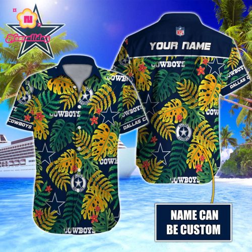 Dallas Cowboys NFL Printed Hawaiian Shirt Custom Gift
