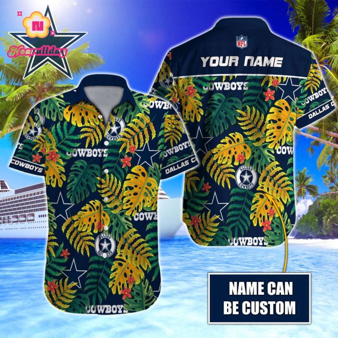 Dallas Cowboys NFL Printed Hawaiian Shirt Custom Gift