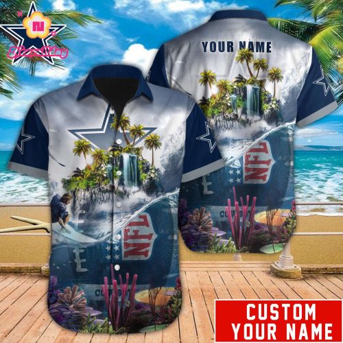 Dallas Cowboys NFL Printed Hawaiian Shirt Custom Gift