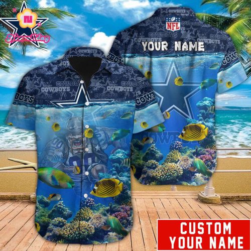 Dallas Cowboys NFL Printed Hawaiian Shirt Custom Gift