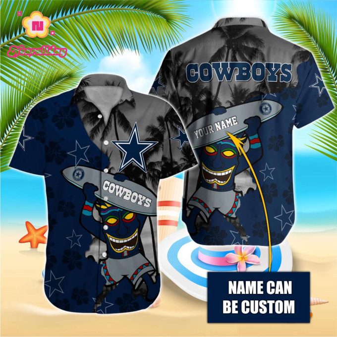 Dallas Cowboys NFL Printed Hawaiian Shirt Custom Gift