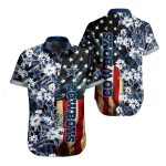 Dallas Cowboys NFL US Flag Graphic Hawaiian Shirt, Gift For Fan