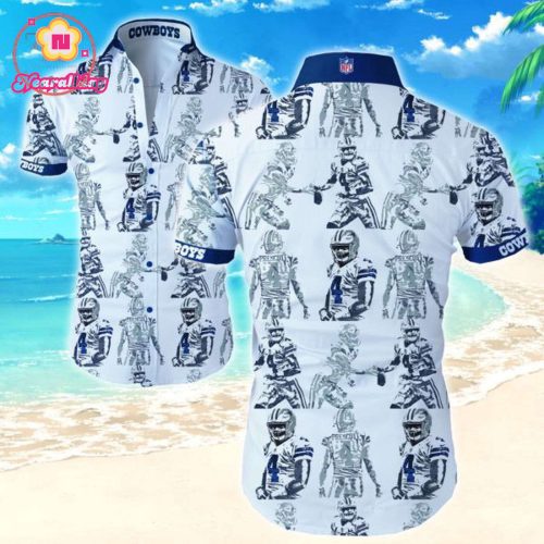 Dallas Cowboys Players Hawaiian Shirt Set for Men Women Kids