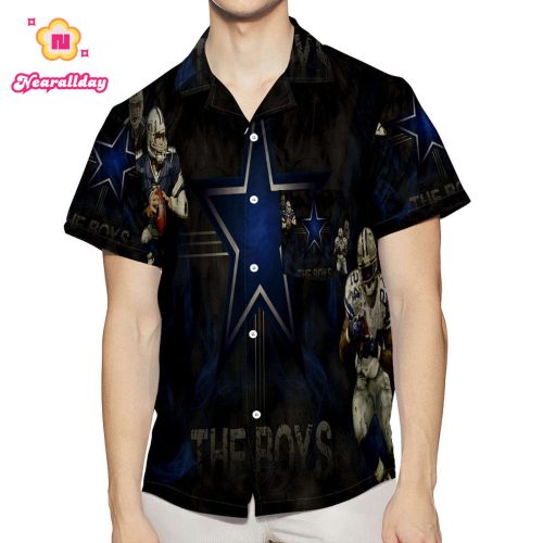 Dallas Cowboys Players Star Smoke 3D All Over Print Summer Beach Hawaiian Shirt With Pocket