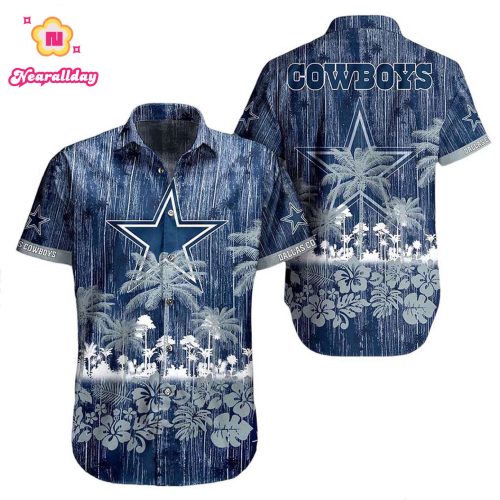 Dallas Cowboys Rainforest Pattern Hawaiian Shirt, Gift For Fan