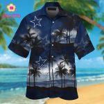 Dallas Cowboys Short Sleeve Button Up Tropical Aloha Hawaiian Shirt Set for Men Women Kids Gift