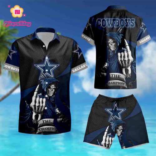 Dallas Cowboys Skull Death Hawaiian Shirt summer shirt
