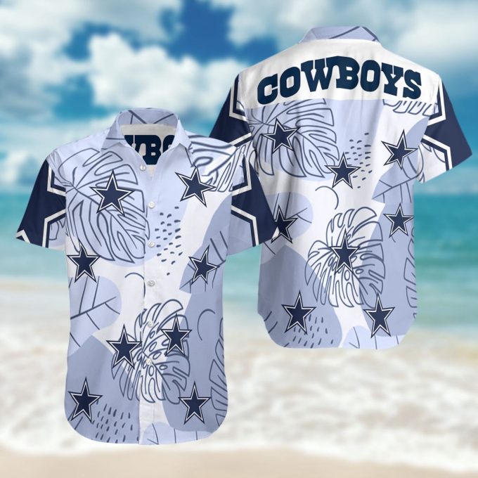 Dallas Cowboys Summer Beach 3D Hawaiian Shirt