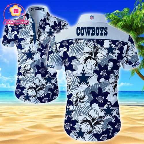 Dallas Cowboys Vintage Hawaiian Shirt Set for Men Women Kids