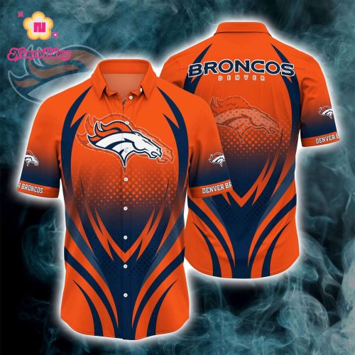 Denver Broncos Button Down Shirt 3D Print GiftFS