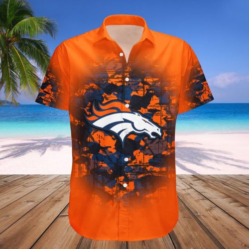 Denver Broncos Hawaii Shirt Set Camouflage Vintage – NFL
