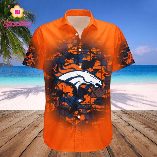 Denver Broncos Hawaii Shirt Set Camouflage Vintage – NFL