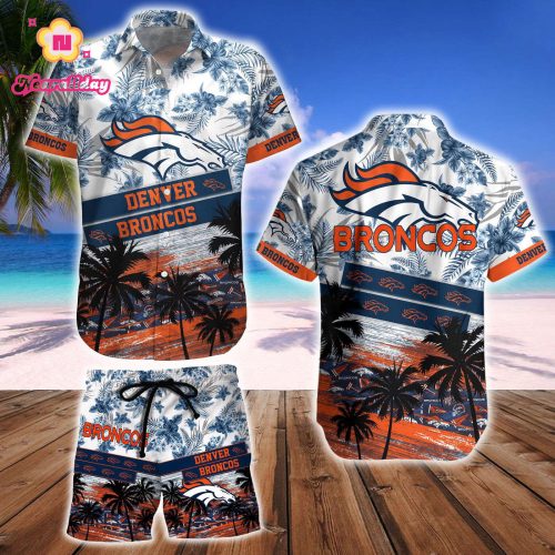 Denver Broncos Hawaiian Shirt And Beach Short – Gift for Men Women
