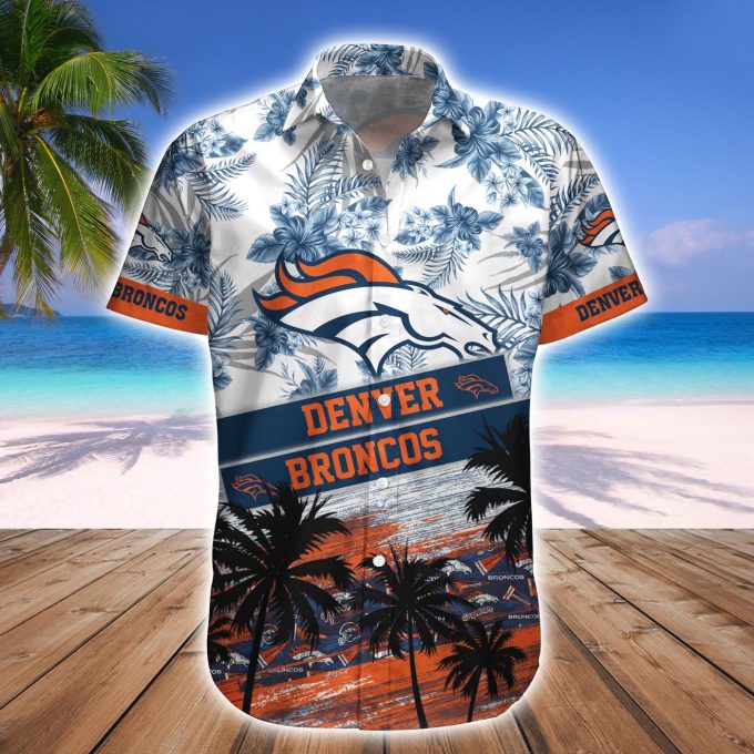 Denver Broncos Hawaiian Shirt And Beach Short – Gift for Men Women