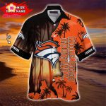 Denver Broncos Hawaiian Shirt Customize Your Name Denver Broncos Hawaiian Shirt Customize Your Name