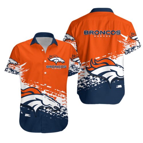 Denver Broncos Hawaiian Shirt Grunge Style Hot Trending – NFL