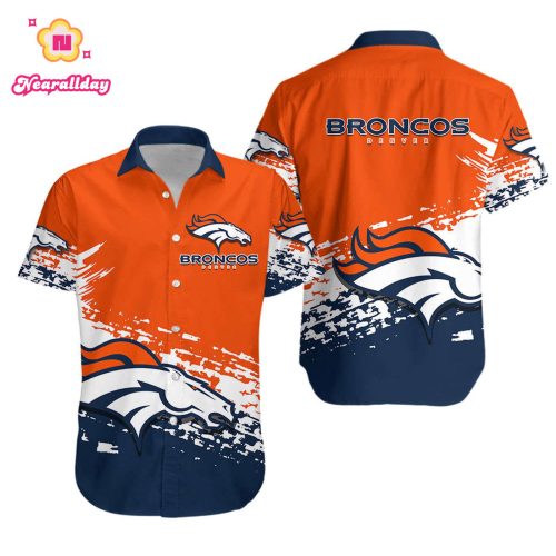 Denver Broncos Hawaiian Shirt Grunge Style Hot Trending – NFL