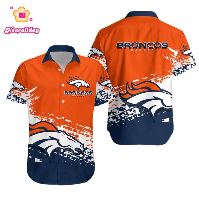 Denver Broncos Hawaiian Shirt Grunge Style Hot Trending – NFL