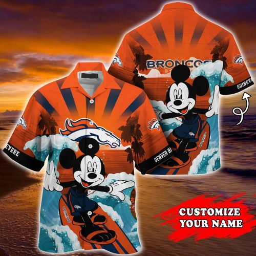 Denver Broncos NFLSummer Customized Hawaii Shirt For Sports Fans  Gift