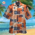 Denver Broncos Short Sleeve Button Up Tropical Aloha Hawaiian Shirt Set for Men Women Kids Gift