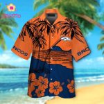 Denver Broncos Short Sleeve Button Up Tropical Aloha Hawaiian Shirt Set for Men Women Kids Gift Denver Broncos Short Sleeve Button Up Tropical Aloha Hawaiian Shirt Set for Men Women Kids Gift