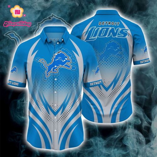 Detroit Lions Button Down Shirt 3D Print GiftFS