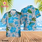 Detroit Lions Nfl Color Hibiscus Button Up Hawaiian Shirt
