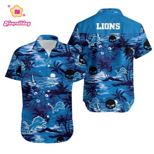 Detroit Lions Nfl Football For Men Premium Hawaiian Shirt Gift For Sports Lovers