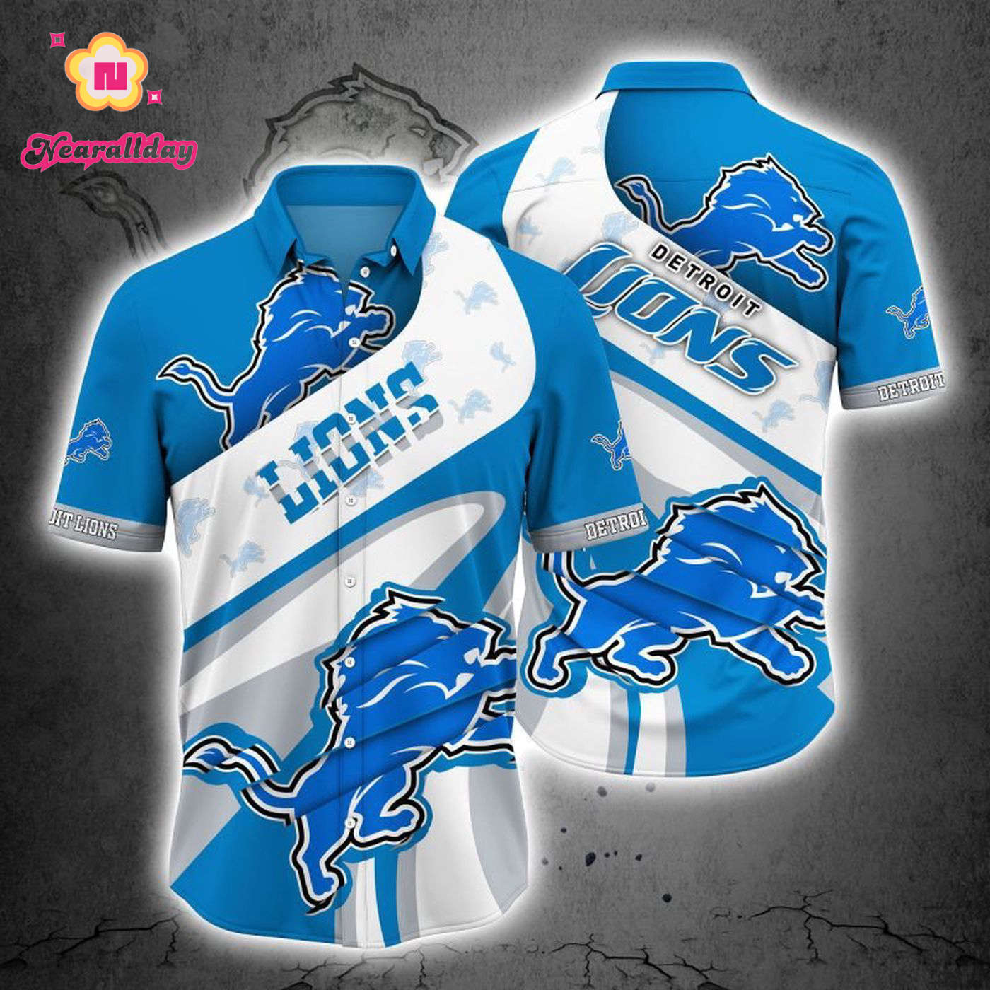 Detroit Lions NFL Hawaiian Shirt For Fans Detroit Lions NFL Hawaiian Shirt For Fans