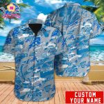 Detroit Lions NFL Printed Hawaiian Shirt Custom Gift